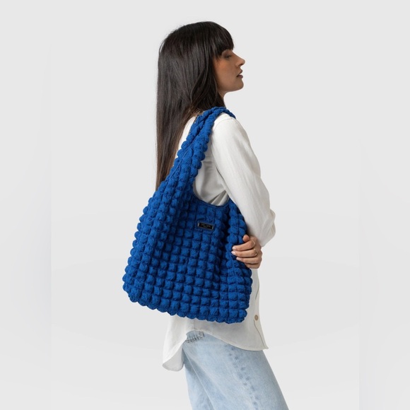 saint and sofia Handbags - Saint and Sofia Soho Shoulder Tote Bag - Blue